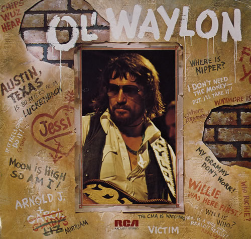 Waylon Jennings Ol' Waylon vinyl LP album (LP record) US WAJLPOL558903