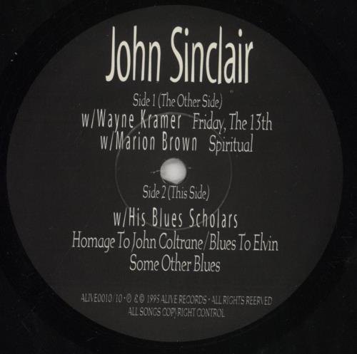 Wayne Kramer Friday, The 13th 10" vinyl single (10 inch record) US WDZ10FR855297