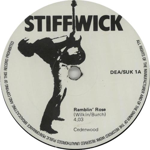 Wayne Kramer Ramblin' Rose 7" vinyl single (7 inch record / 45) UK WDZ07RA646387