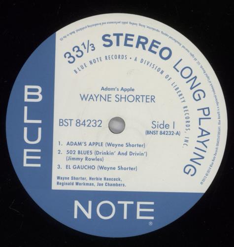 Wayne Shorter Adam's Apple vinyl LP album (LP record) UK WYSLPAD893772