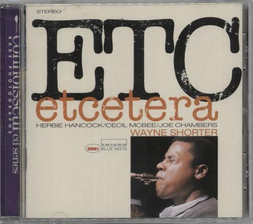 Wayne Shorter Etcetera CD album (CDLP) UK WYSCDET891005