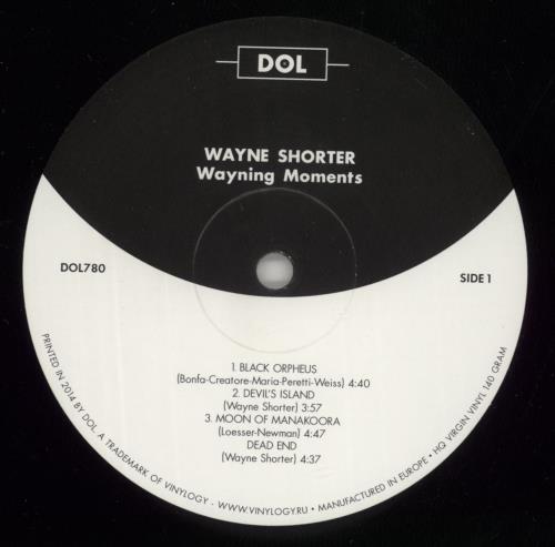 Wayne Shorter Wayning Moments vinyl LP album (LP record) UK WYSLPWA864386