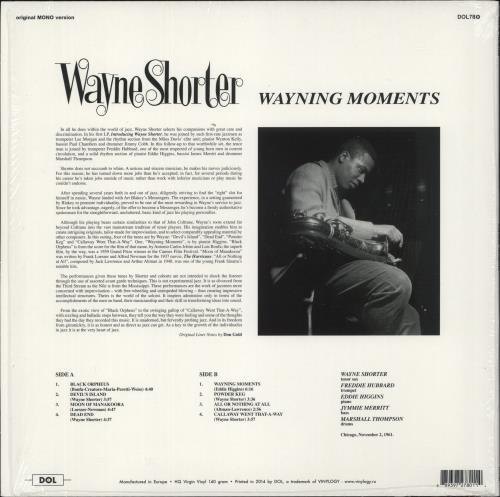 Wayne Shorter Wayning Moments vinyl LP album (LP record) UK WYSLPWA864386