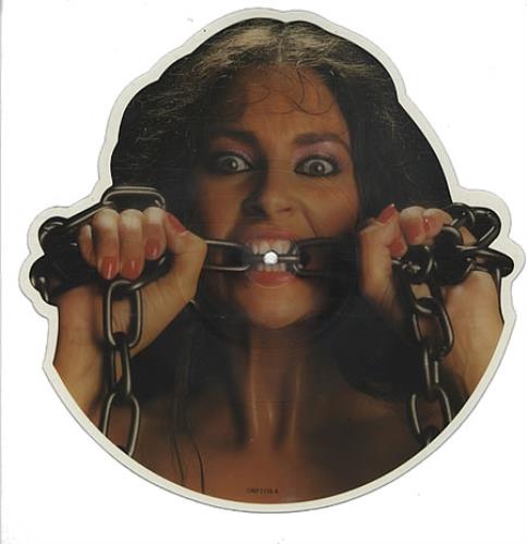 Waysted Women In Chains shaped picture disc (picture disc vinyl record) UK WTDSHWO333125