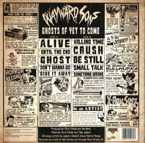 Wayward Sons Ghosts Of Yet To Come vinyl LP album (LP record) UK 2CZLPGH773233