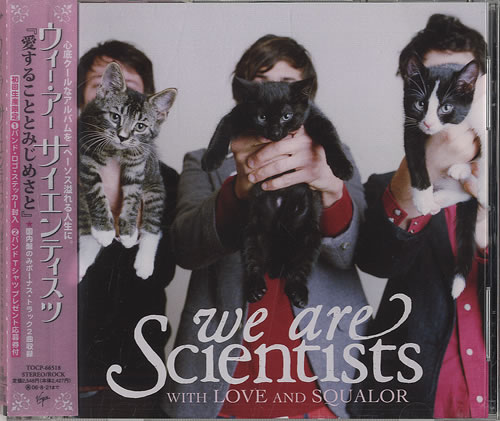 We Are Scientists With Love And Squalor CD album (CDLP) Japanese WSICDWI447073