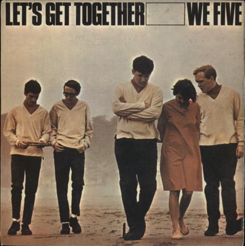 We Five Let's Get Together 7" vinyl single (7 inch record / 45) UK WEF07LE864369