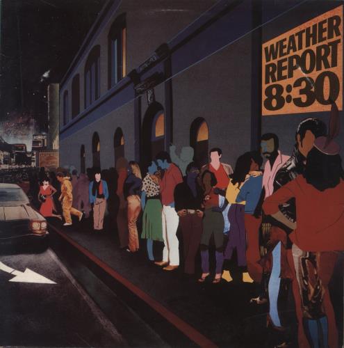Weather Report 8:30 (Eight-Thirty) - Graduated Orange Label 2-LP vinyl record set (Double LP Album) UK WEA2LEI856268