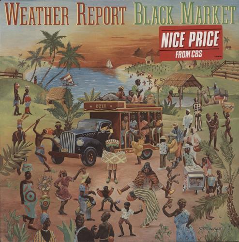 Weather Report Black Market - Red Label - Nice Price Sticker vinyl LP album (LP record) UK WEALPBL879360
