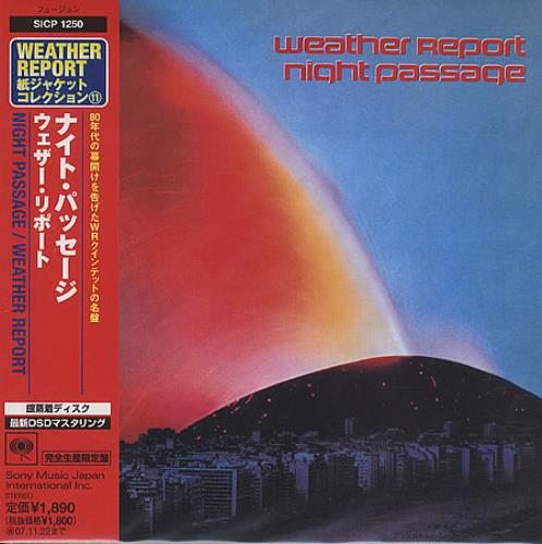 Weather Report Night Passage CD album (CDLP) Japanese WEACDNI397563