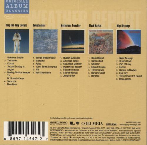 Weather Report Original Album Classics CD Album Box Set UK WEADXOR417186