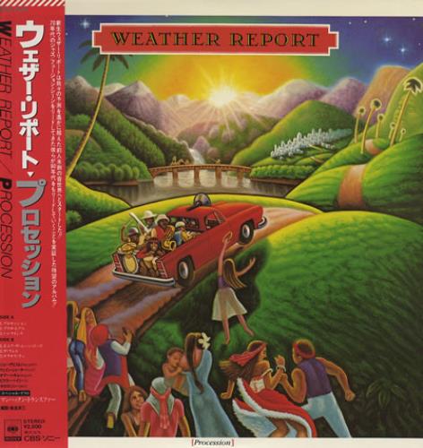 Weather Report Procession vinyl LP album (LP record) Japanese WEALPPR365006