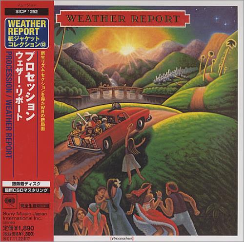 Weather Report Procession CD album (CDLP) Japanese WEACDPR397567