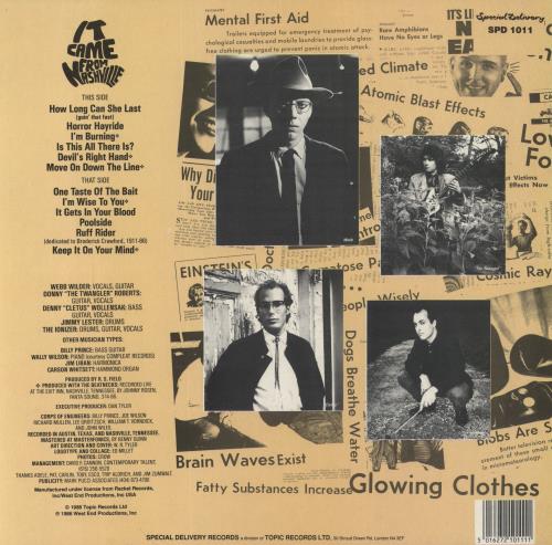 Webb Wilder It Came From Nashville vinyl LP album (LP record) UK WW3LPIT495705