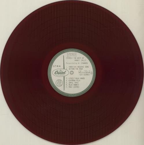 Webley Edwards The Best Of Hawaii Calls - Red Vinyl vinyl LP album (LP record) Japanese YEWLPTH678968