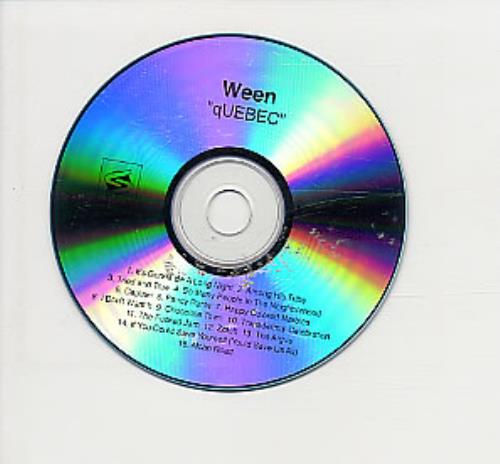 Ween qUEBEC CD-R acetate US EENCRQU253440