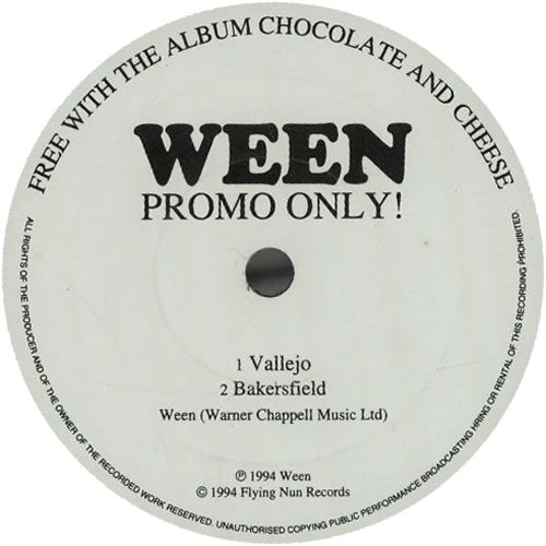 Ween Vallego 7" vinyl single (7 inch record / 45) UK EEN07VA642566