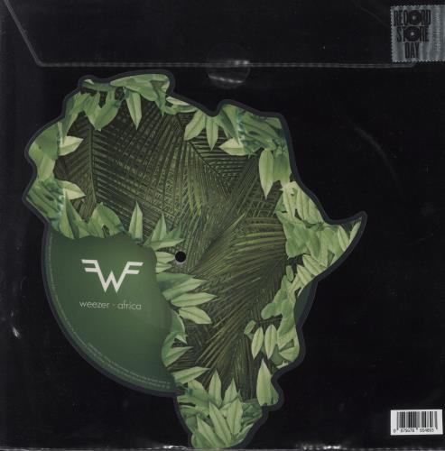 Weezer Africa - RSD BF18 shaped picture disc (picture disc vinyl record) UK WEESHAF722413