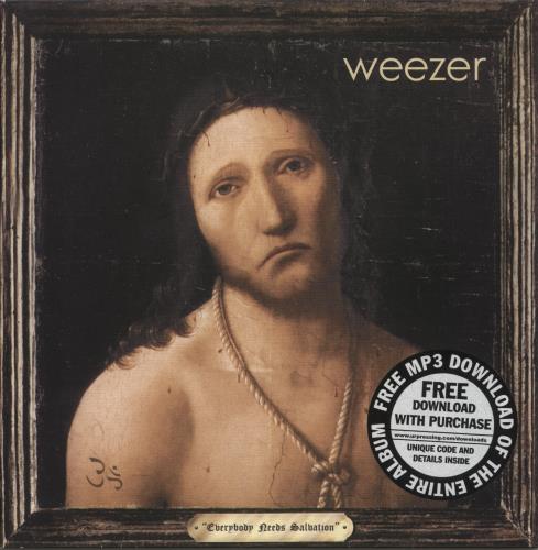 Weezer Everybody Needs Salvation - Red Vinyl 7" vinyl single (7 inch record / 45) US WEE07EV865936