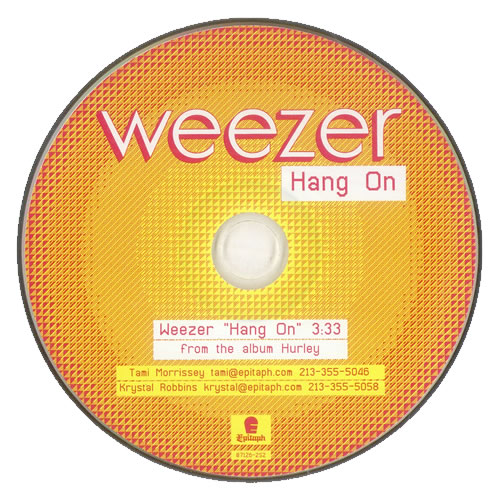 Weezer Hang On CD single (CD5 / 5") US WEEC5HA535335
