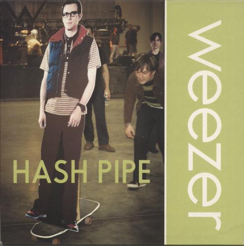 Weezer Hashpipe - Lime Green Vinyl - 2nd Sleeve 7" vinyl single (7 inch record / 45) UK WEE07HA781082