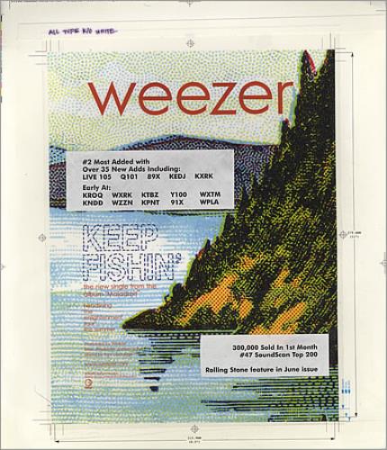 Weezer Keep Fishin' artwork US WEEARKE395529