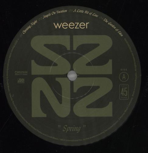 Weezer SZNZ: Spring 12" vinyl single (12 inch record / Maxi-single) US WEE12SZ857775