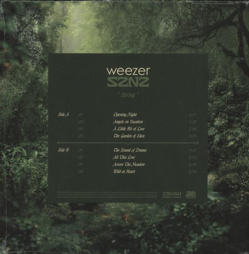 Weezer SZNZ: Spring 12" vinyl single (12 inch record / Maxi-single) US WEE12SZ857775