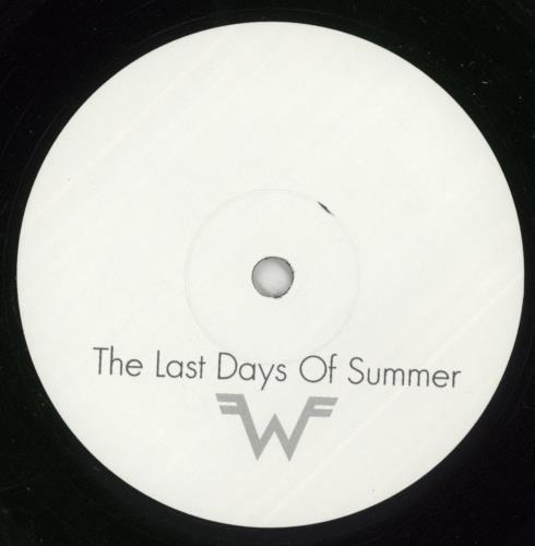 Weezer The Last Days Of Summer 7" vinyl single (7 inch record / 45) US WEE07TH866001