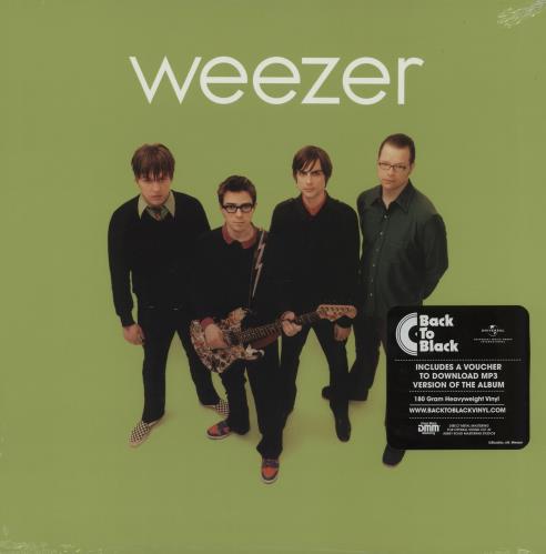 Weezer Weezer [The Green Album] - 180gram Vinyl + Sealed vinyl LP album (LP record) UK WEELPWE754900