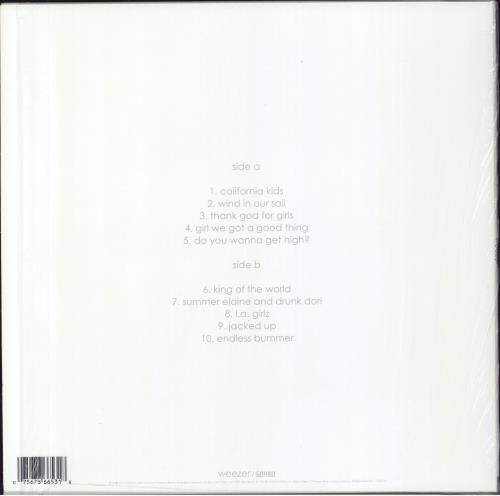 Weezer Weezer [The White Album] vinyl LP album (LP record) US WEELPWE794253