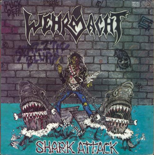 Wehrmacht Shark Attack vinyl LP album (LP record) US WGJLPSH833346