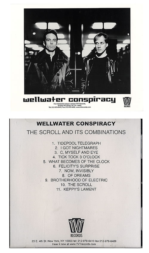 Wellwater Conspiracy The Scroll And It's Combinations media press kit US WWCKITH554371