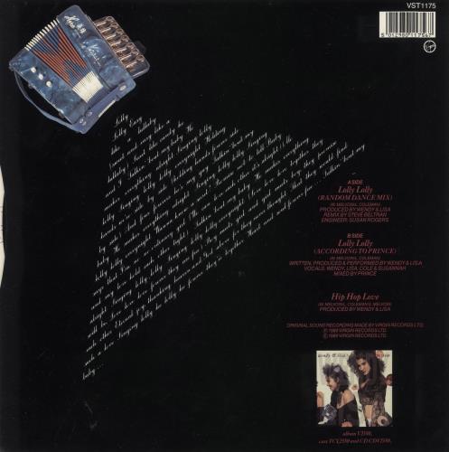 Wendy & Lisa Lolly Lolly 12" vinyl single (12 inch record / Maxi-single) UK WEN12LO46417