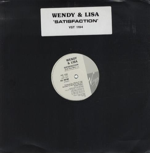 Wendy & Lisa Satisfaction 12" vinyl single (12 inch record / Maxi-single) UK WEN12SA51723