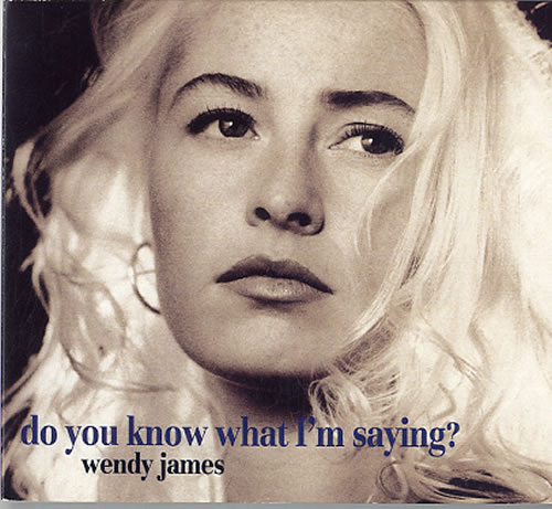 Wendy James Do You Know What I'm Saying? - Both sleeves 2-CD single set (Double CD single) UK WJA2SDO631497