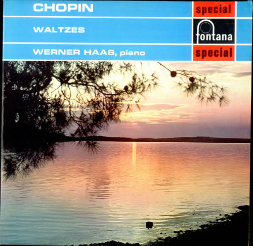 Werner Haas Chopin Waltzes vinyl LP album (LP record) UK XF3LPCH505003