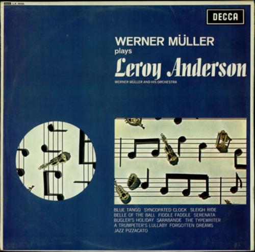 Werner M�ller Plays Leroy Anderson vinyl LP album (LP record) UK WEMLPPL387118