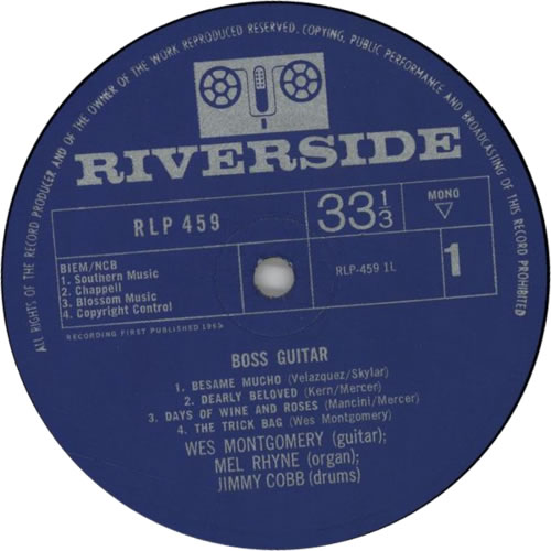 Wes Montgomery Boss Guitar vinyl LP album (LP record) UK WMGLPBO605668