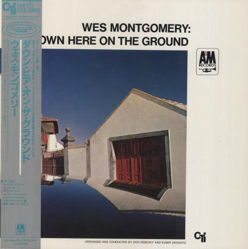 Wes Montgomery Down Here On The Ground vinyl LP album (LP record) Japanese WMGLPDO822288