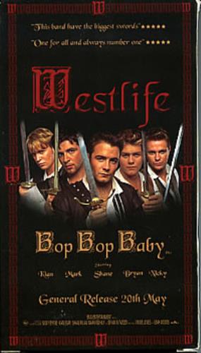 Westlife Bop Bop Baby video (VHS or PAL or NTSC) UK WLIVIBO219188