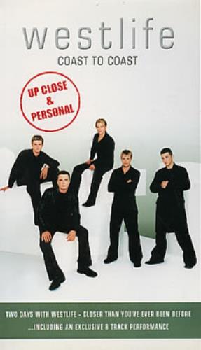 Westlife Coast To Coast video (VHS or PAL or NTSC) UK WLIVICO171495