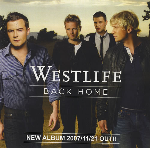 Westlife Home CD-R acetate Japanese WLICRHO472824