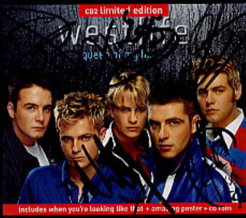 Westlife Queen Of My Heart - CD2 SIGNED CD single (CD5 / 5") UK WLIC5QU205916