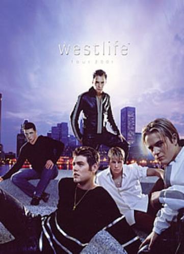Westlife Tour 2001 + Ticket stub tour programme UK WLITRTO238338