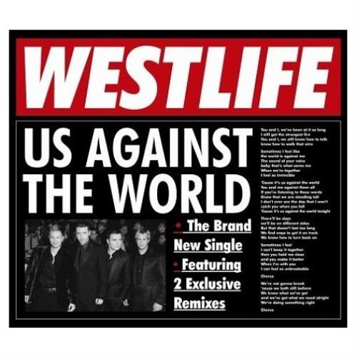Westlife Us Against The World 2-CD single set (Double CD single) UK WLI2SUS428833