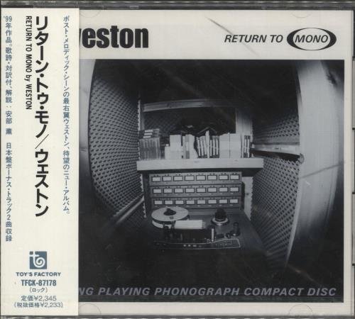 Weston Return To Mono CD album (CDLP) Japanese 0ZUCDRE738224