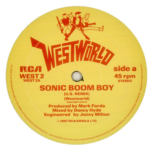 Westworld Ba-Na-Na-Bam-Boo & Sonic Boom Boy 10" vinyl single (10 inch record) UK WWO10BA443449