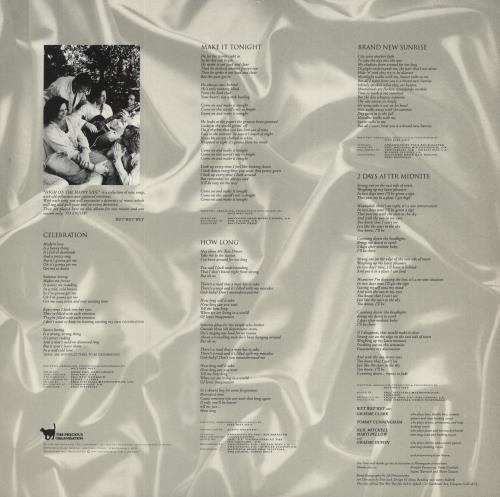 Wet Wet Wet High On The Happy Side/ Cloak And Dagger - stickered 2-LP vinyl record set (Double LP Album) UK WET2LHI731192