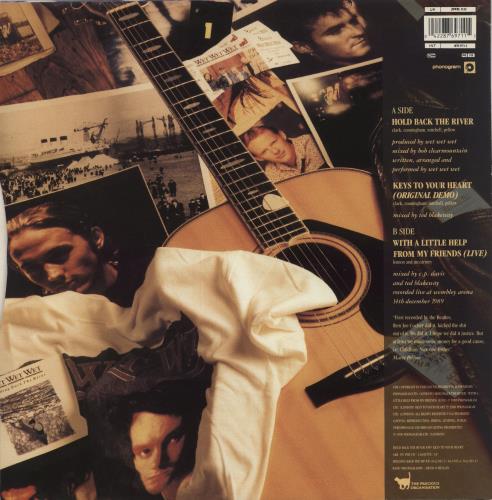 Wet Wet Wet Hold Back The River 12" vinyl single (12 inch record / Maxi-single) UK WET12HO18237